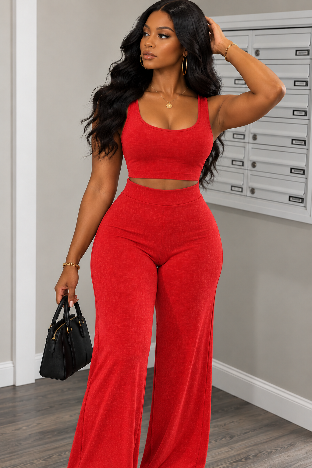 Trousers Casual Sports Basic Suit