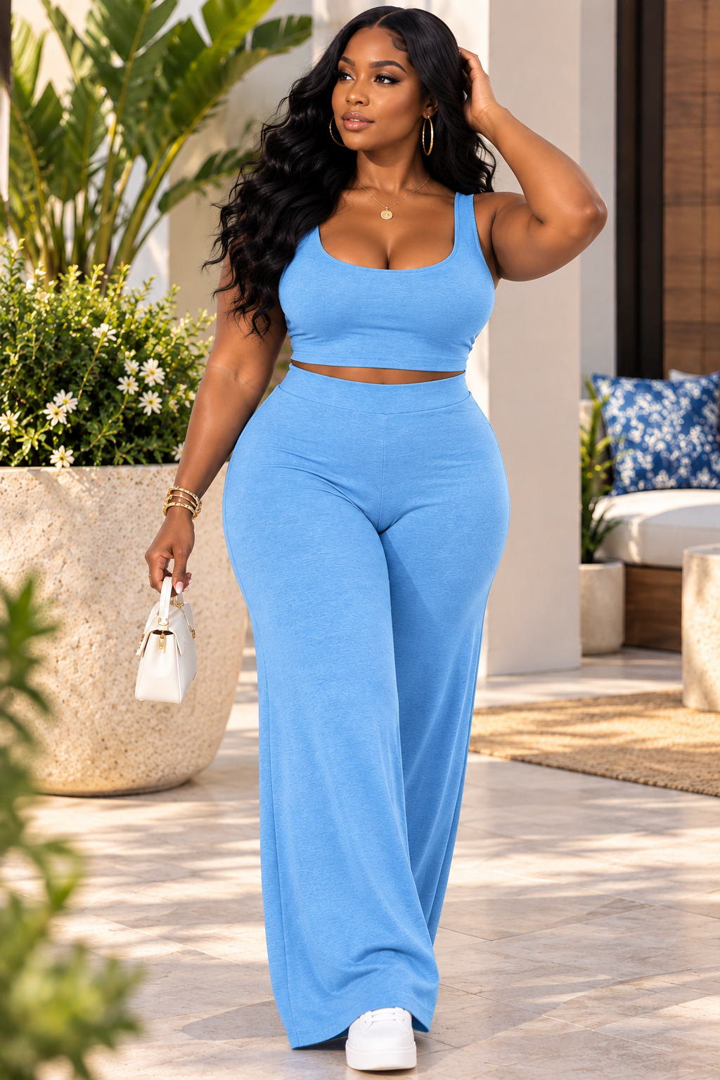 Trousers Casual Sports Basic Suit