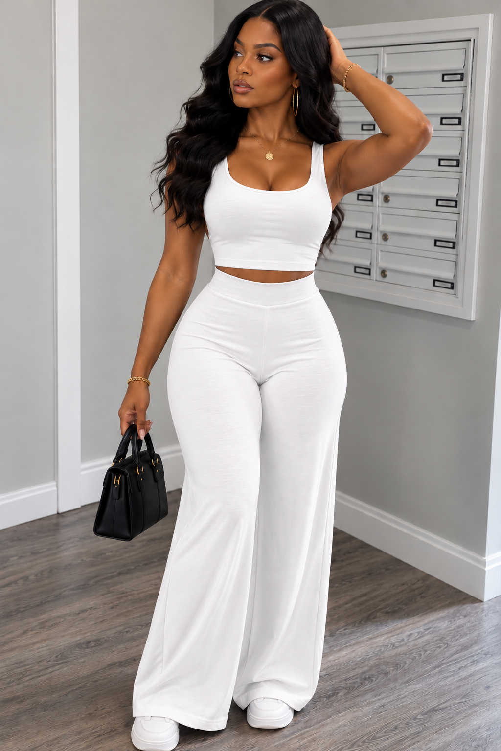 Trousers Casual Sports Basic Suit